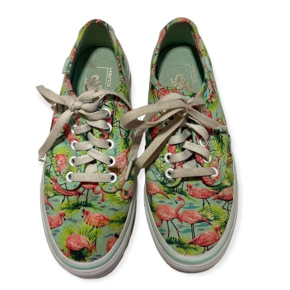 Vans | Flamingo Sneakers Size 7 - Picture 2 of 5